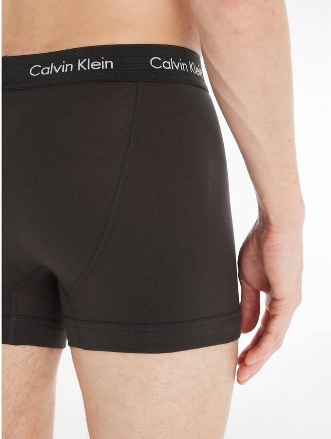 Calvin Klein Boxershort CK BOXER BRIEF 3 PACK in blau tinten met logo-elastische tailleband (3 stuks) - Foto 7