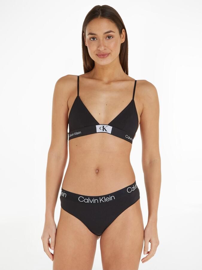 Calvin Klein Bralette-bh UNLINED TRIANGLE met klassieke tailleband met ck logo - Foto 6