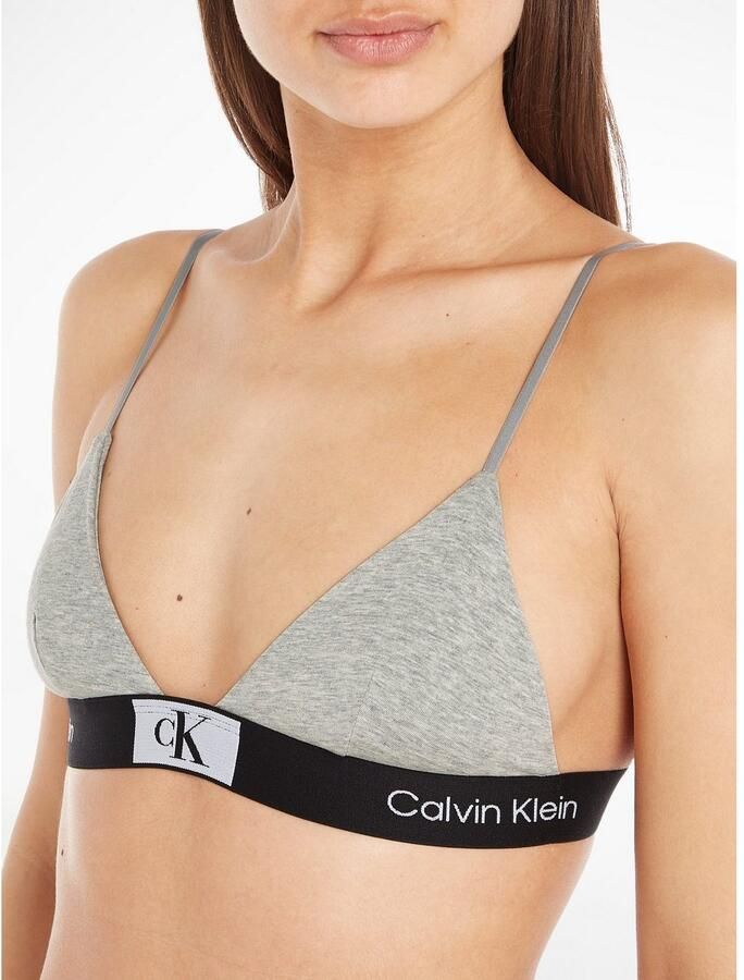 Calvin Klein Bralette-bh UNLINED TRIANGLE met klassieke tailleband met ck logo