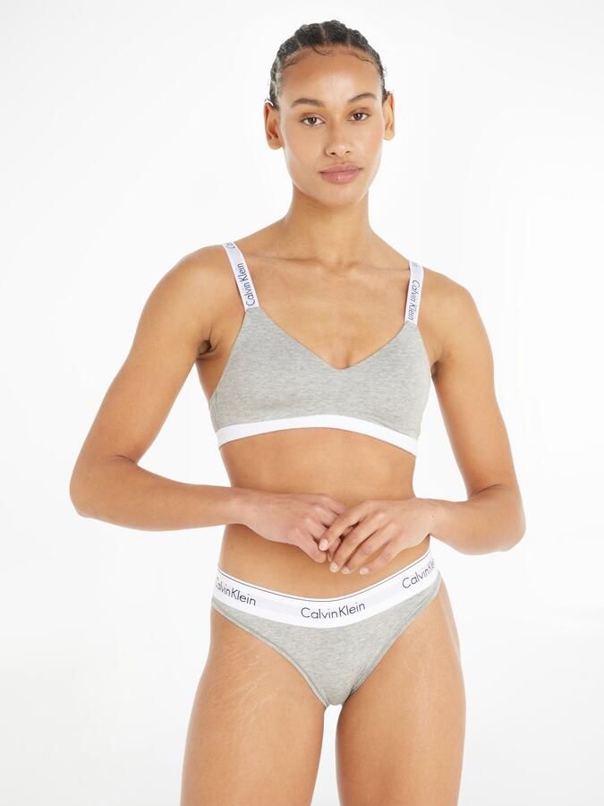 Calvin Klein Bralette LGHTLY LINED BRALETTE met een logo-opschrift - Foto 6