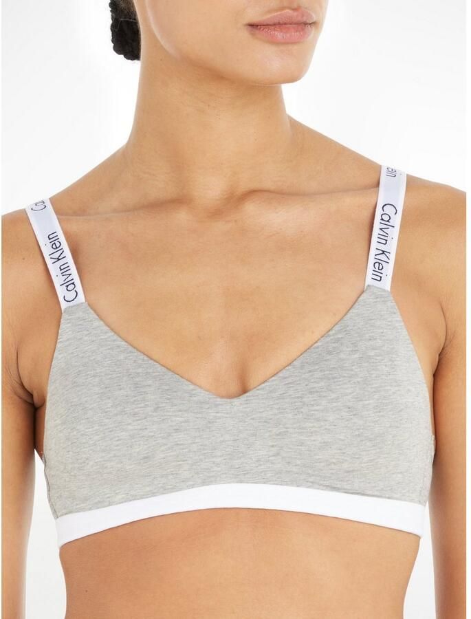 Calvin Klein Bralette LGHTLY LINED BRALETTE met een logo-opschrift - Foto 3