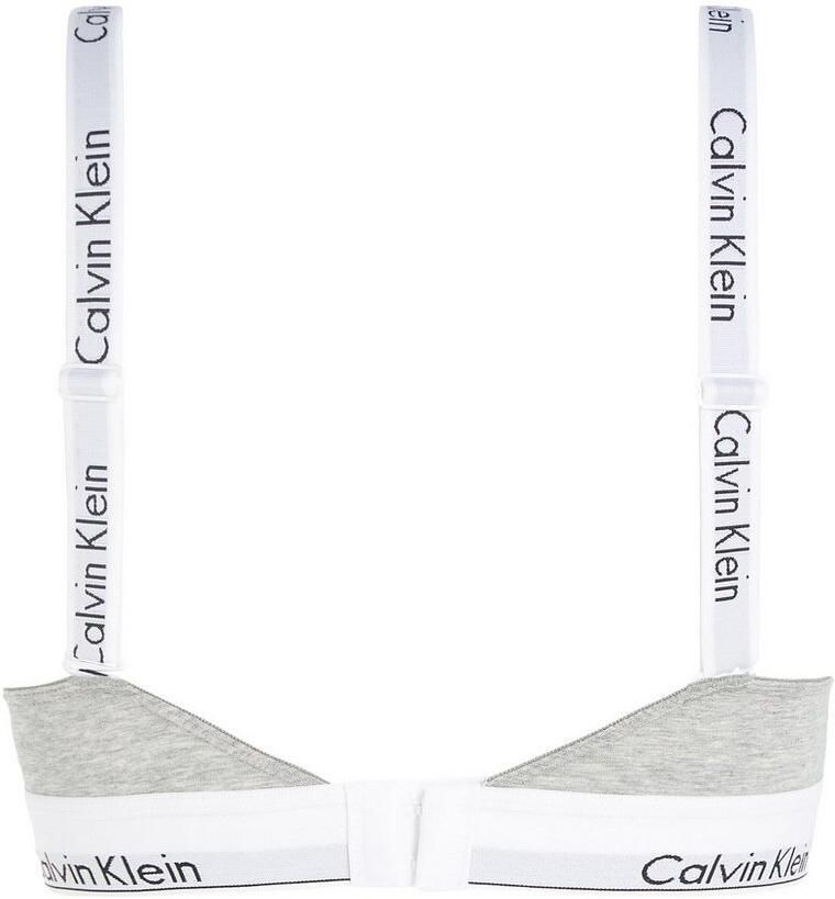 Calvin Klein Bralette LGHTLY LINED BRALETTE met een logo-opschrift