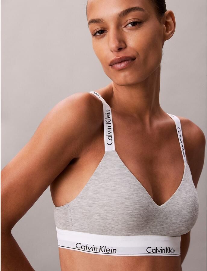 Calvin Klein Bralette LGHTLY LINED BRALETTE met een logo-opschrift - Foto 2
