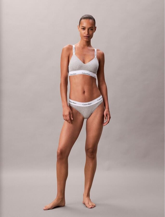 Calvin Klein Bralette LGHTLY LINED BRALETTE met een logo-opschrift - Foto 4