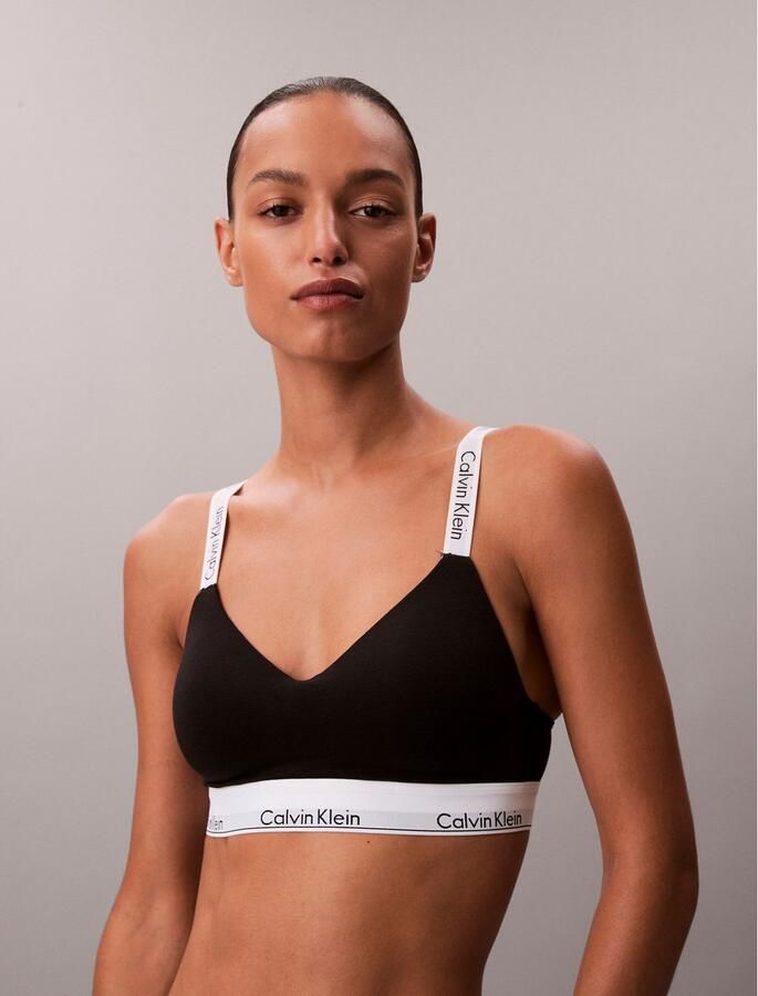 Calvin Klein Bralette LGHTLY LINED BRALETTE met een logo-opschrift - Foto 7