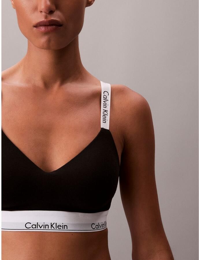 Calvin Klein Bralette LGHTLY LINED BRALETTE met een logo-opschrift - Foto 2
