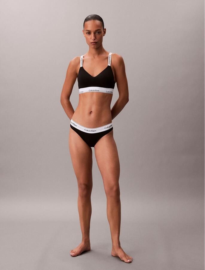 Calvin Klein Bralette LGHTLY LINED BRALETTE met een logo-opschrift - Foto 4