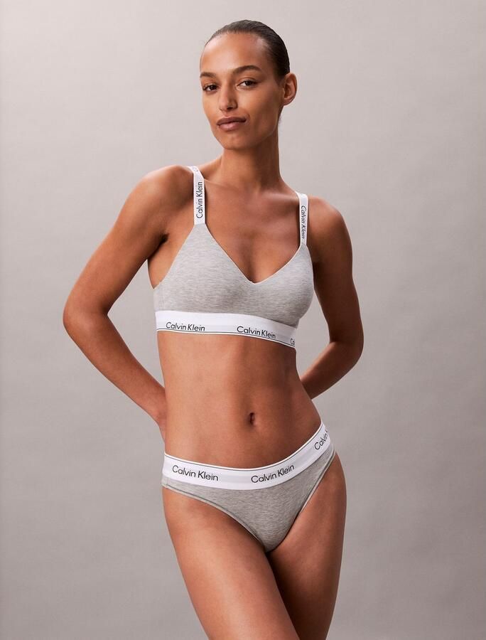 Calvin Klein Bralette LGHTLY LINED BRALETTE met een logo-opschrift - Foto 5
