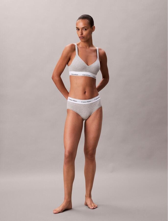 Calvin Klein Underwear Bralette met gewatteerde cups model 'Lift' - Foto 3