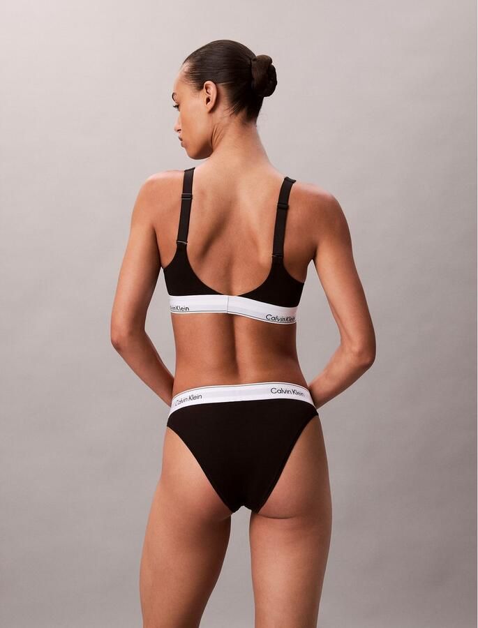 Calvin Klein Underwear Bralette met gewatteerde cups model 'Lift' - Foto 10