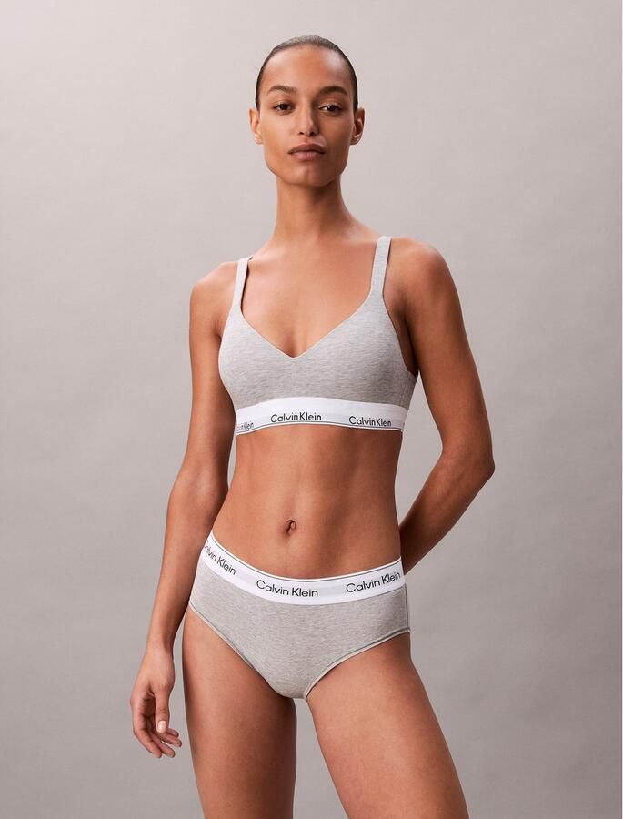 Calvin Klein Underwear Bralette met gewatteerde cups model 'Lift' - Foto 4