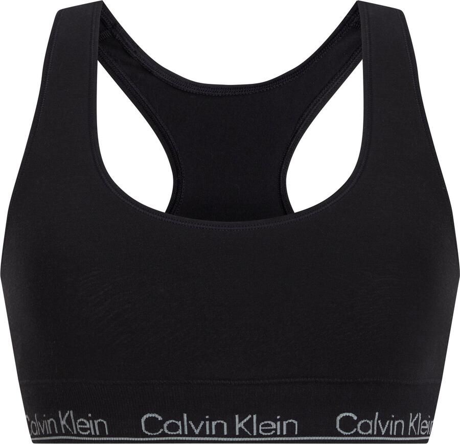 Calvin Klein Stretch BH Model: BH Materiaal: 83% Lyocell 15% Polyamide 2% Elastaan Verzorging: Machinewas Logo: Ingebed Kleuren: Zwart Black Dames - Foto 3