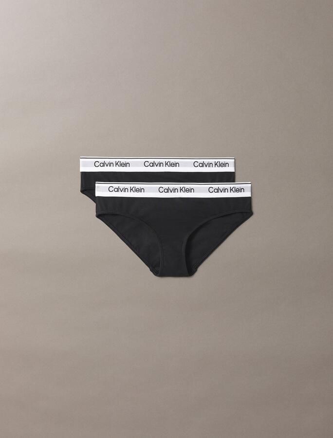 Calvin Klein Brazilian slip 2PK BIKINI met logoband (2 stuks Set van 2) - Foto 2