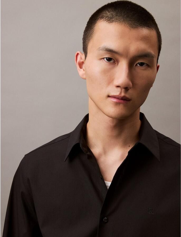 Calvin Klein Businessoverhemd LS SOLID STRETCH CLASSIC SHIRT - Foto 2