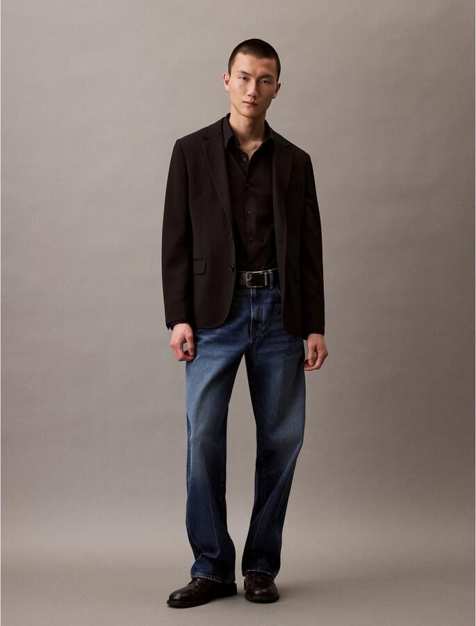 Calvin Klein Businessoverhemd LS SOLID STRETCH CLASSIC SHIRT - Foto 4