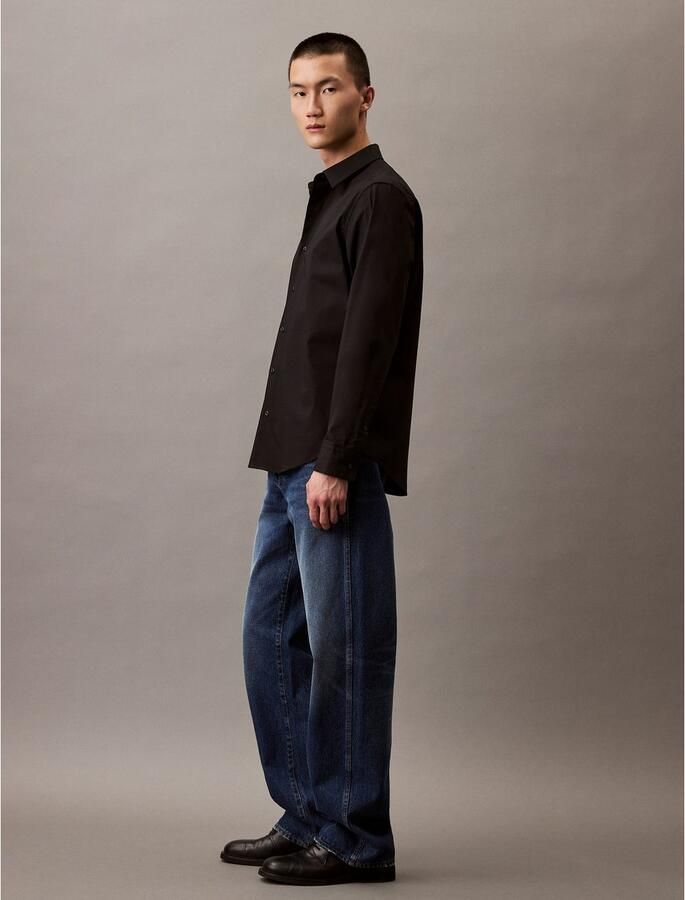 Calvin Klein Businessoverhemd LS SOLID STRETCH CLASSIC SHIRT - Foto 5