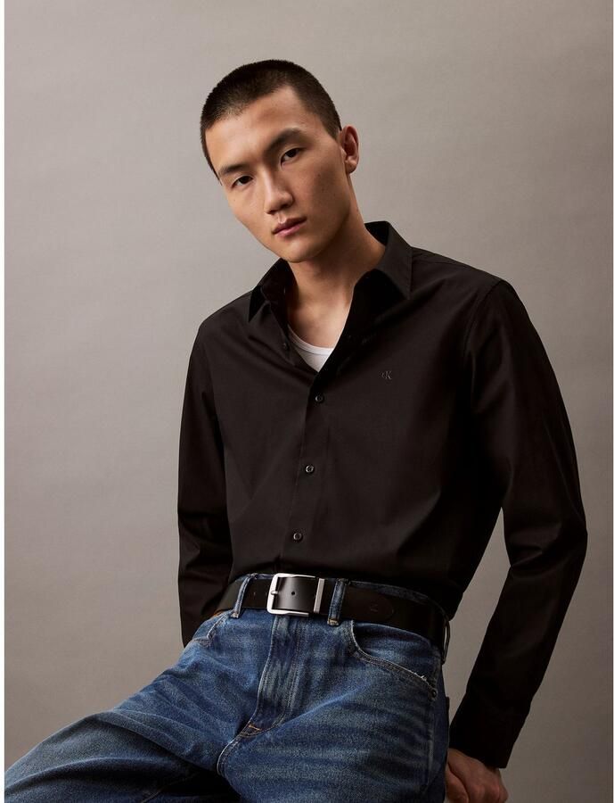 Calvin Klein Businessoverhemd LS SOLID STRETCH CLASSIC SHIRT