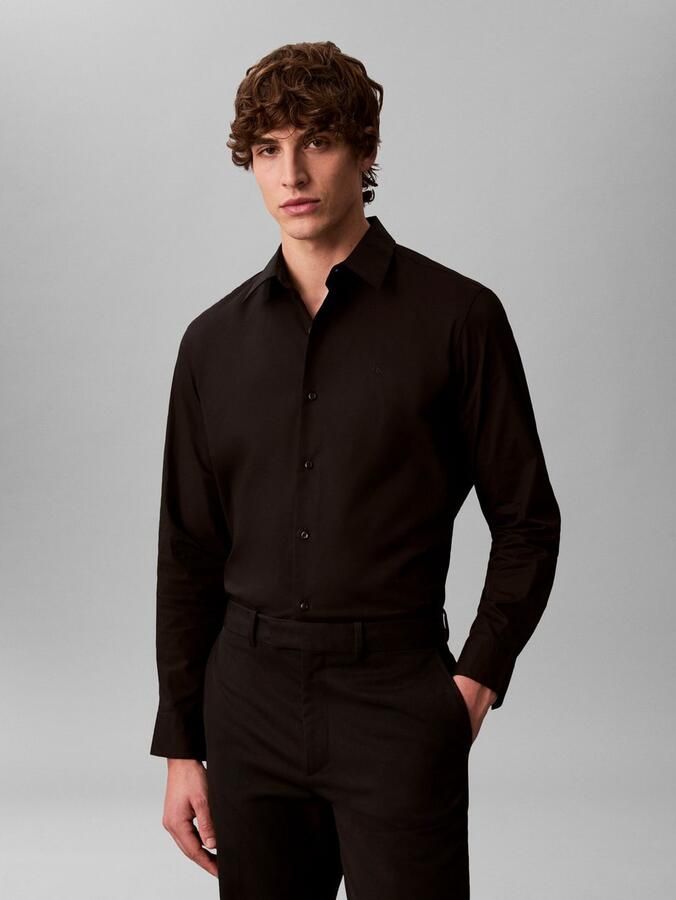 Calvin Klein Businessoverhemd LS SOLID STRETCH CLASSIC SHIRT - Foto 9