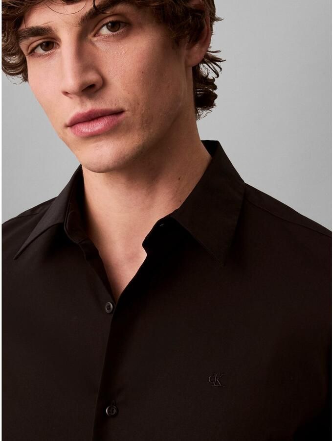 Calvin Klein Businessoverhemd LS SOLID STRETCH CLASSIC SHIRT - Foto 6