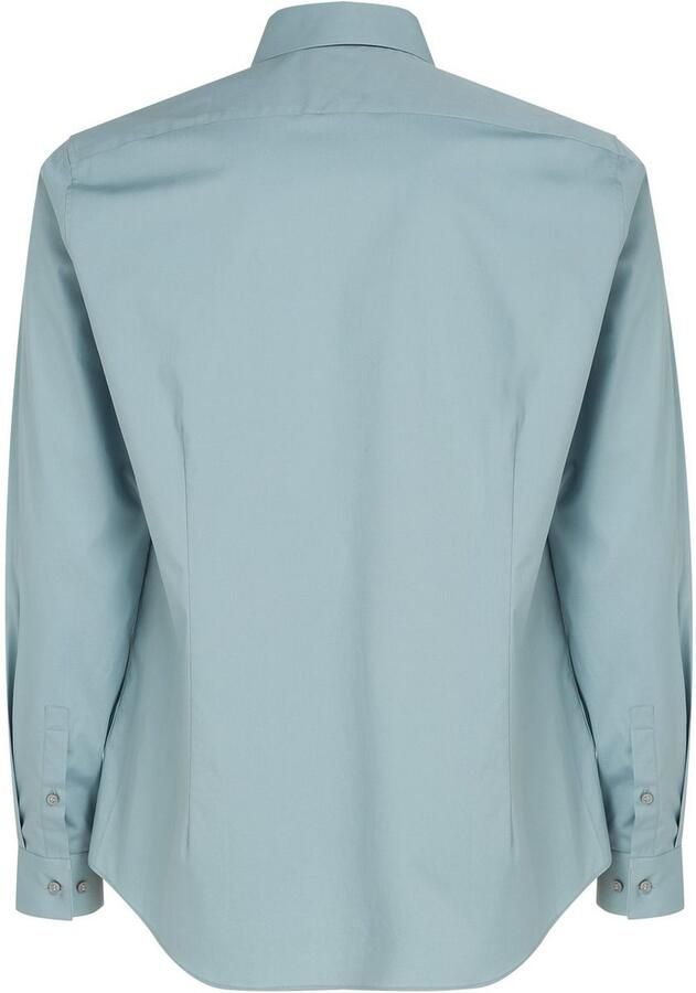 Calvin Klein Businessoverhemd POPLIN STRETCH SLIM SHIRT met kent-kraag logoprint op borsthoogte - Foto 4