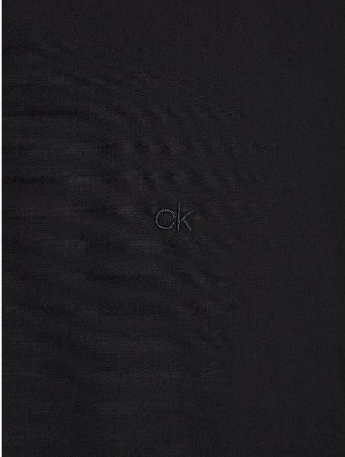 Calvin Klein Businessoverhemd POPLIN STRETCH SLIM SHIRT met kent-kraag logoprint op borsthoogte - Foto 6