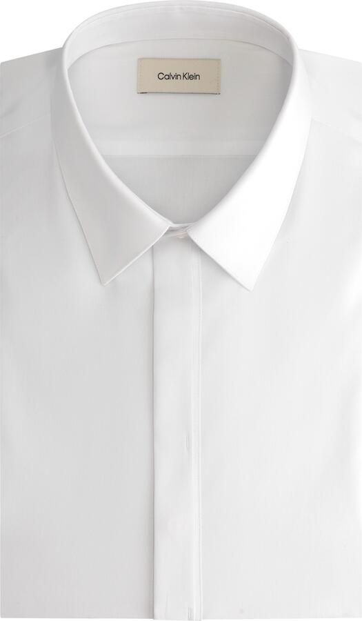 Calvin Klein Businessoverhemd XSLIM OCCASION STR SLD normale kraag slim fit verdekte knopen - Foto 2