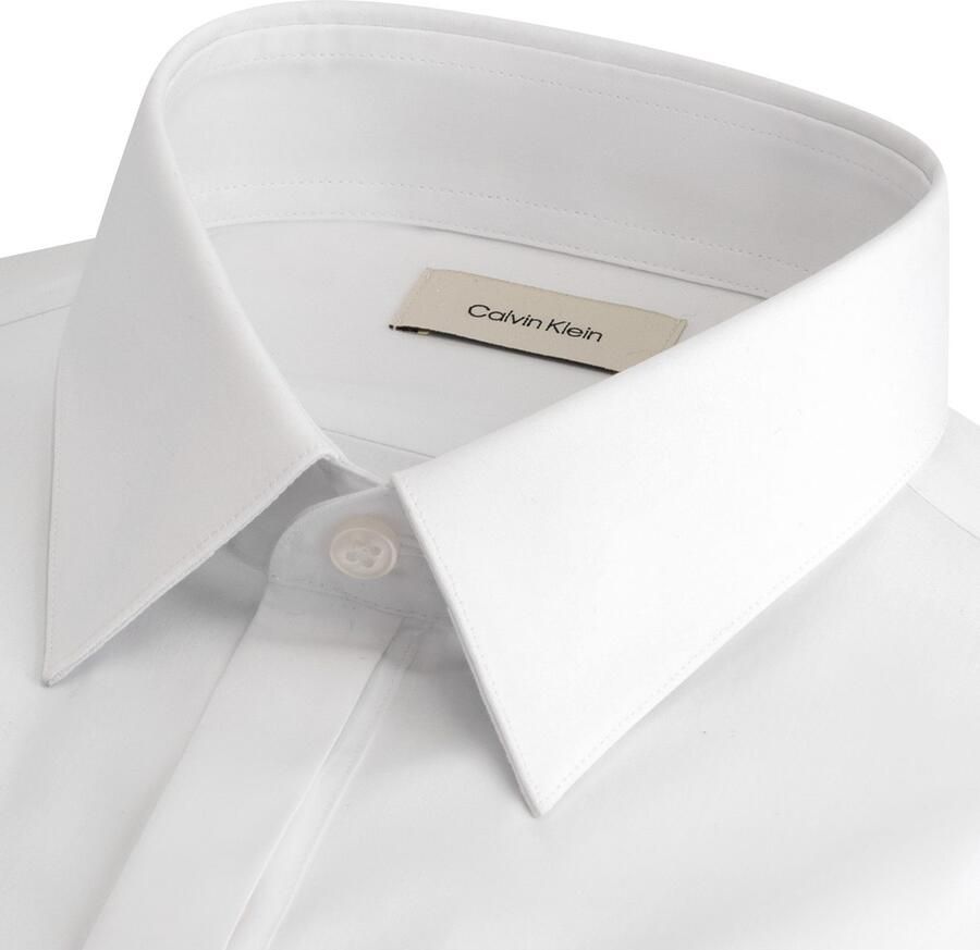 Calvin Klein Businessoverhemd XSLIM OCCASION STR SLD normale kraag slim fit verdekte knopen