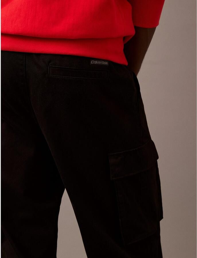 Calvin Klein Jeans Broek COTTON PULL ON STRAI LV040EM616 - Foto 7