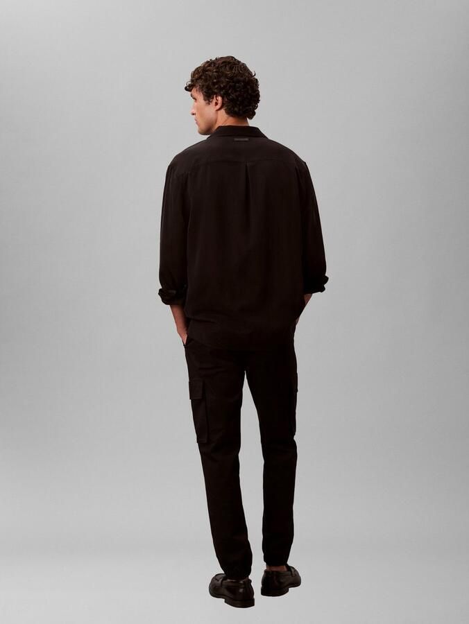 Calvin Klein Cargobroek elastische band skinny fit cargozakken