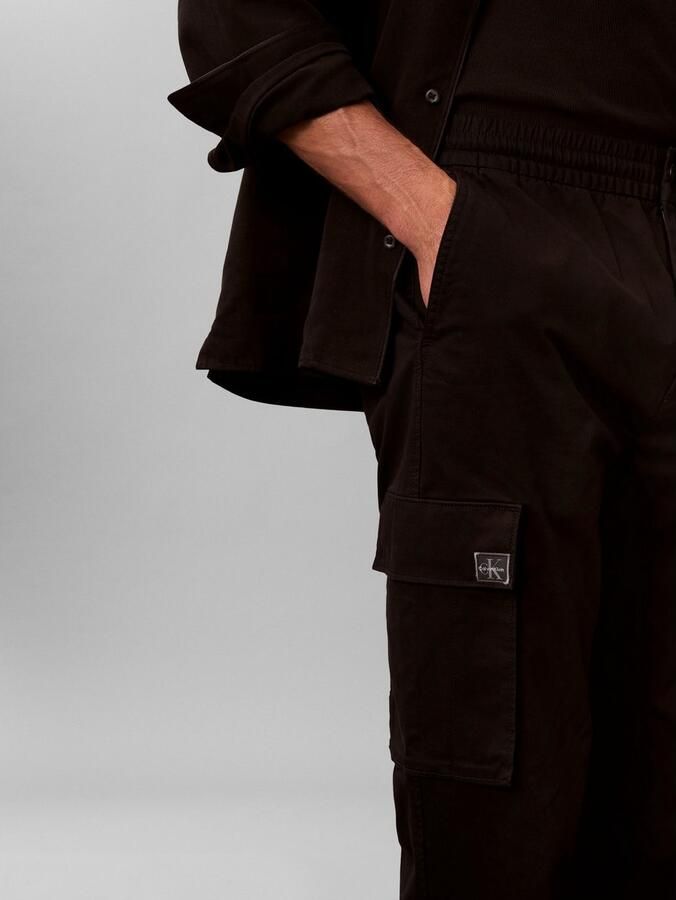 Calvin Klein Cargobroek elastische band skinny fit cargozakken - Foto 3