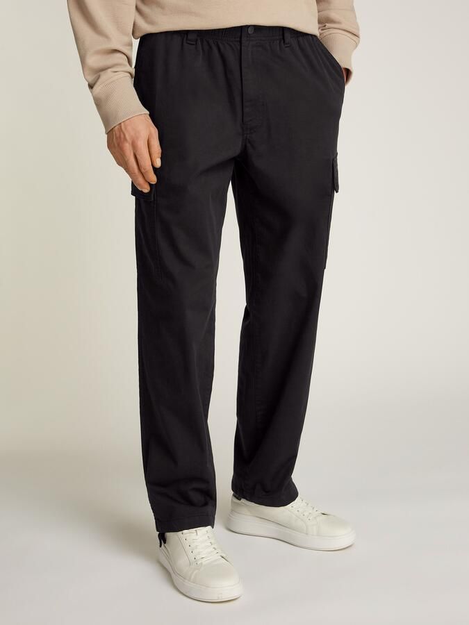 Calvin Klein Jeans Regular fit cargobroek met elastische band - Foto 10