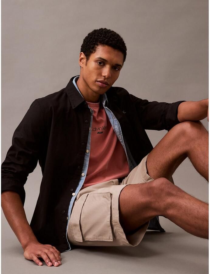 Calvin Klein Cargoshort 9" KATOEN PULL ON CARGO SHORT