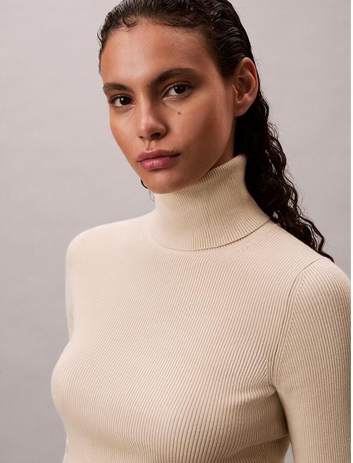 Calvin Klein Coltrui Ribbreisel figuur accentuerende pasvorm merklabel