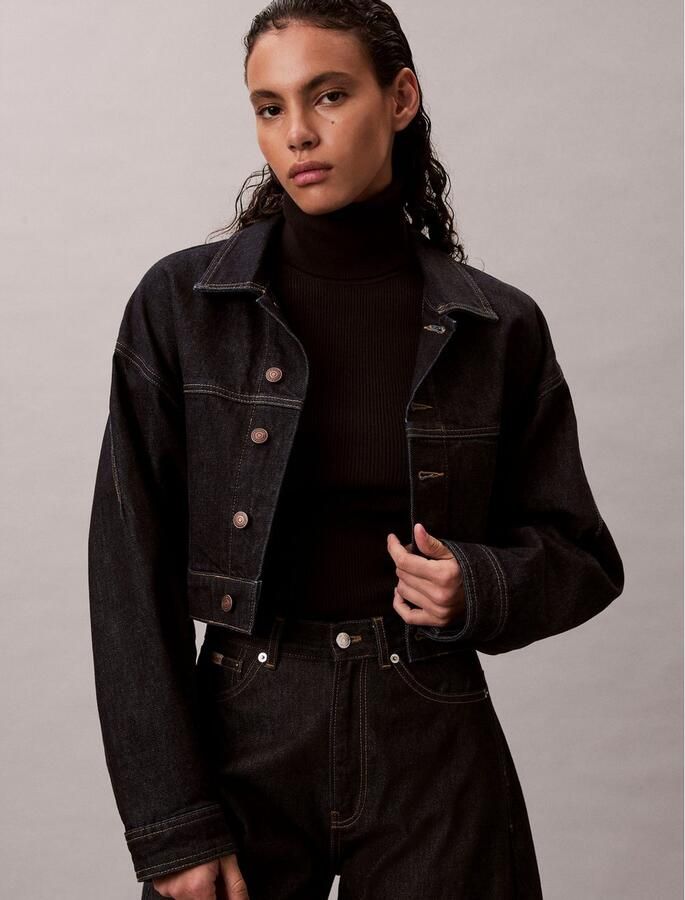 Calvin Klein Coltrui Ribbreisel figuur accentuerende pasvorm merklabel - Foto 5