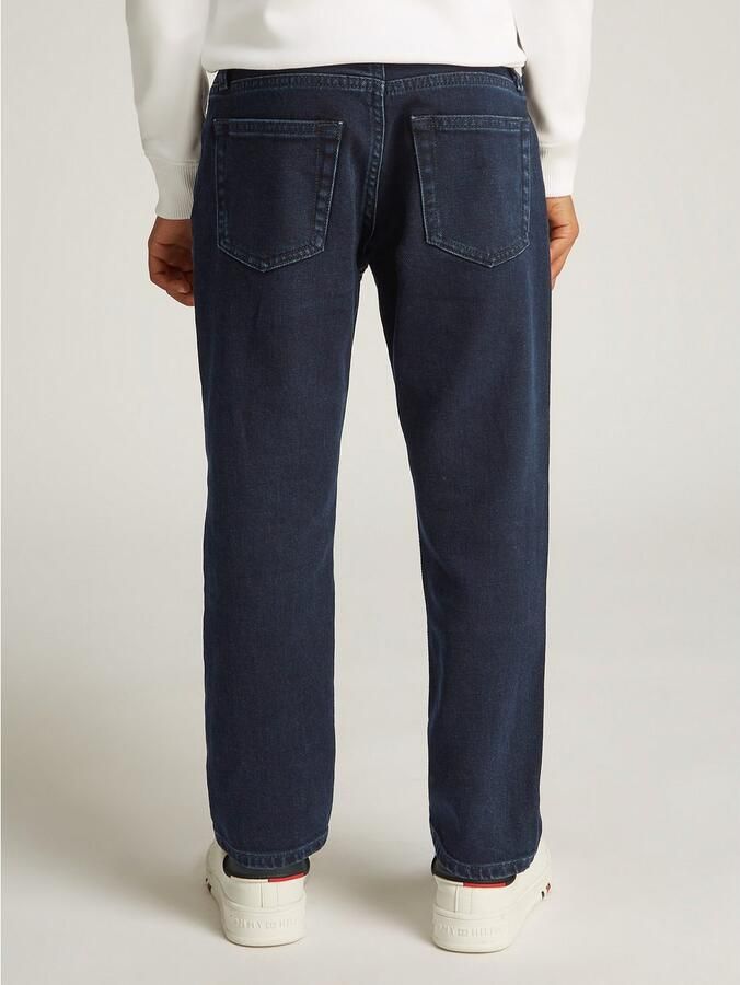 Calvin Klein Dad-jeans BLUE OD BLACK DAD CF voor kinderen tot 16 jaar met leren patch