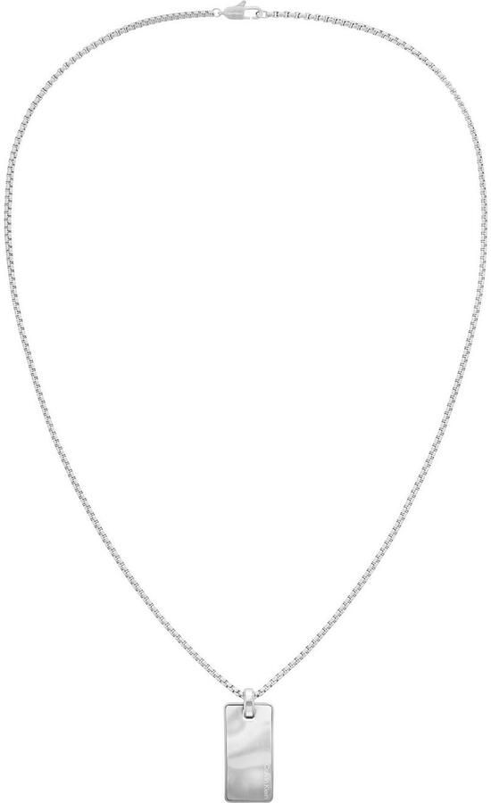 Calvin Klein Edelstalen ketting CK METALLIC WAVES 35100032 35100033