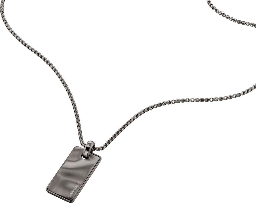 Calvin Klein Edelstalen ketting CK METALLIC WAVES 35100032 35100033 - Foto 2