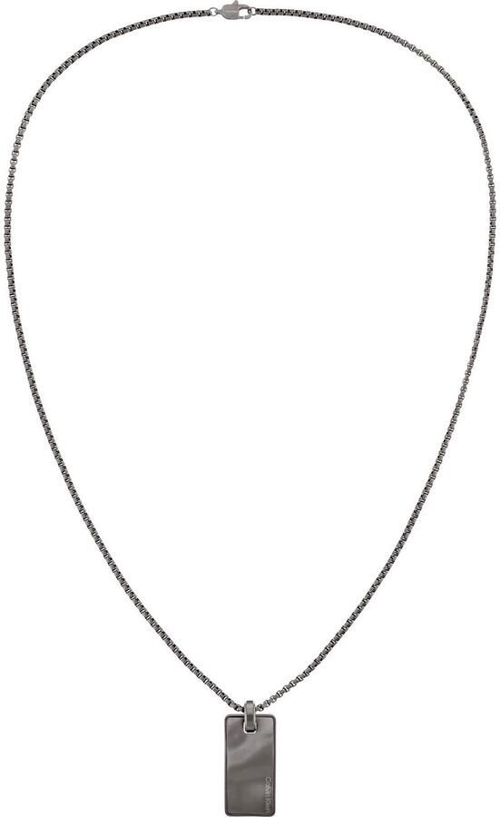 Calvin Klein Edelstalen ketting CK METALLIC WAVES 35100032 35100033