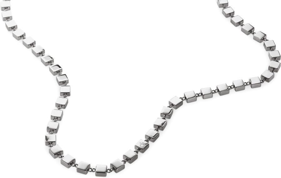 Calvin Klein Edelstalen ketting Geometric - Foto 3