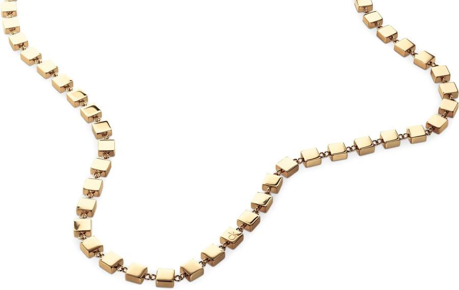 Calvin Klein Edelstalen ketting Geometric - Foto 3