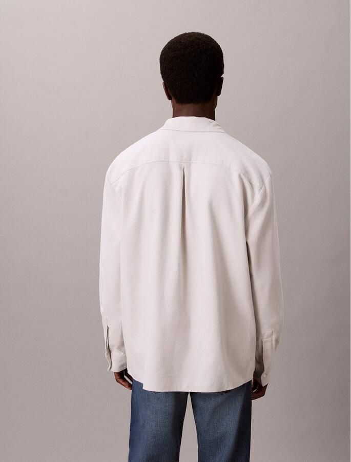 Calvin Klein Flanellen overhemd LS MELANGE FLANNEL EASY SHIRT - Foto 3
