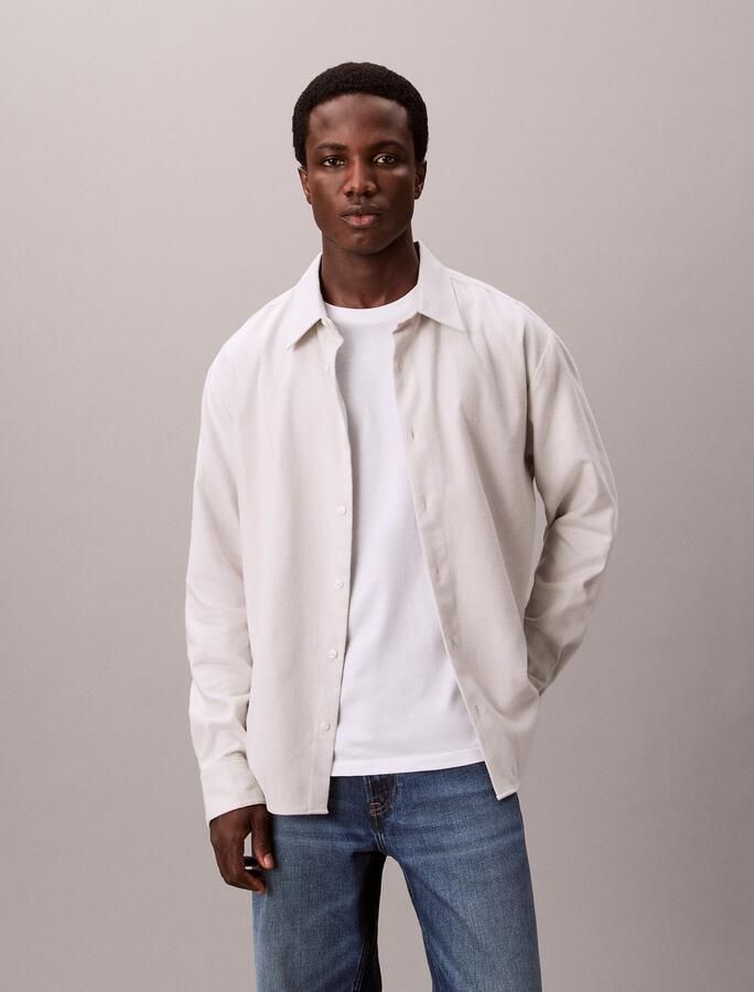 Calvin Klein Flanellen overhemd LS MELANGE FLANNEL EASY SHIRT - Foto 5