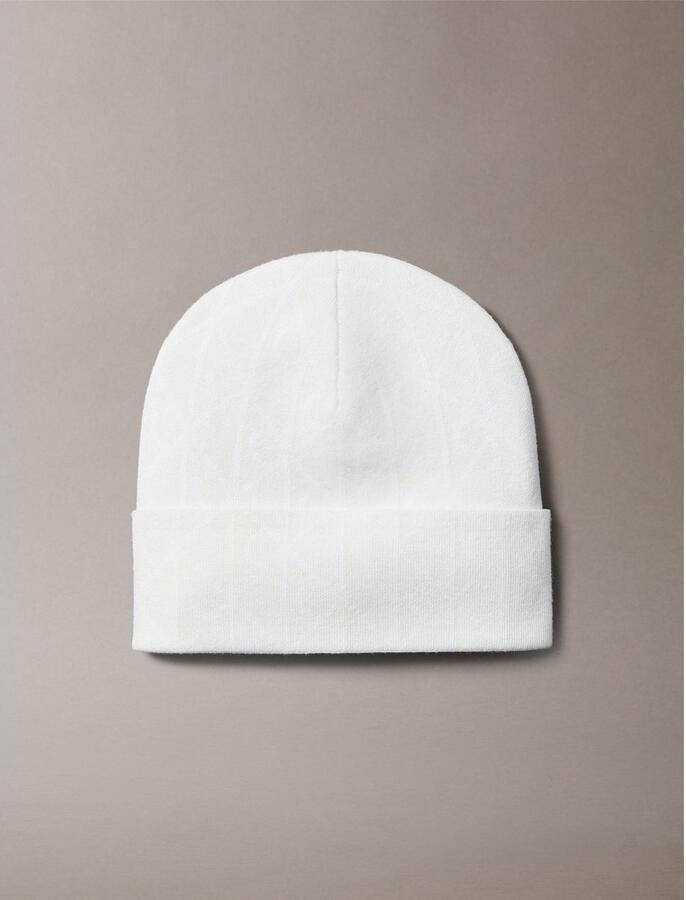 Calvin Klein Gebreide muts AOP JCQ FINE RIB BEANIE Perfect voor dagelijks gebruik - Foto 2