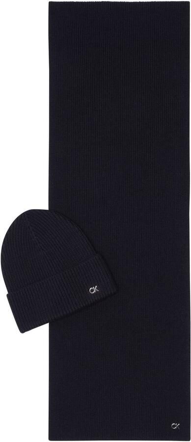 Calvin Klein Gebreide muts CK METAL CHUNKY BEANIE & SCARF (set) - Foto 9