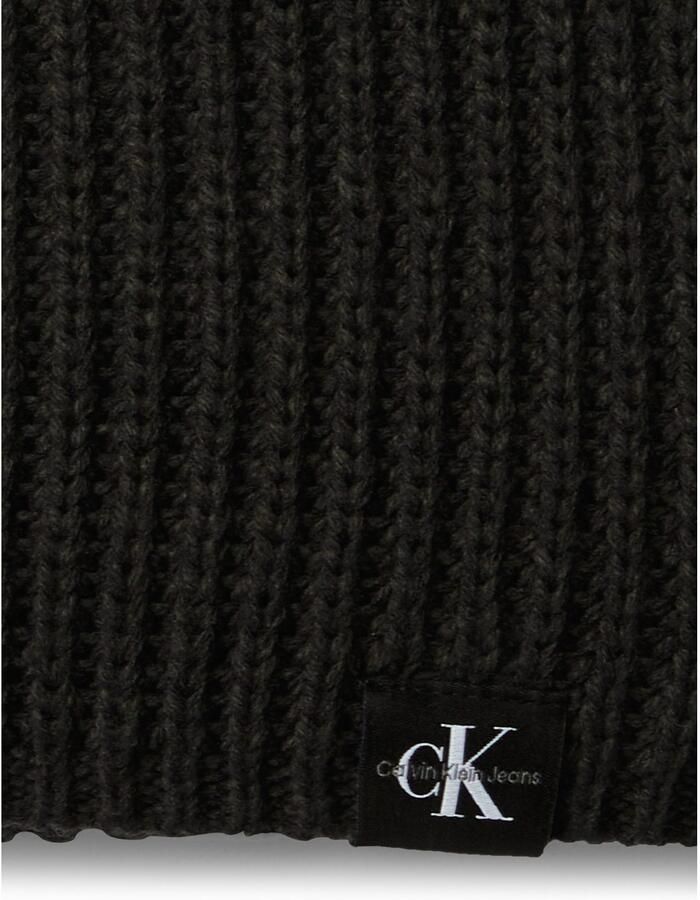 Calvin Klein Gebreide muts Monogram Rib Scarf Beanie Set - Foto 4
