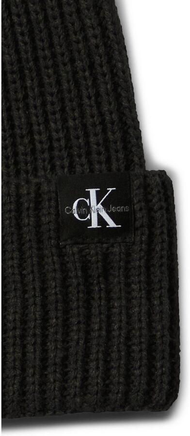 Calvin Klein Gebreide muts Monogram Rib Scarf Beanie Set - Foto 3