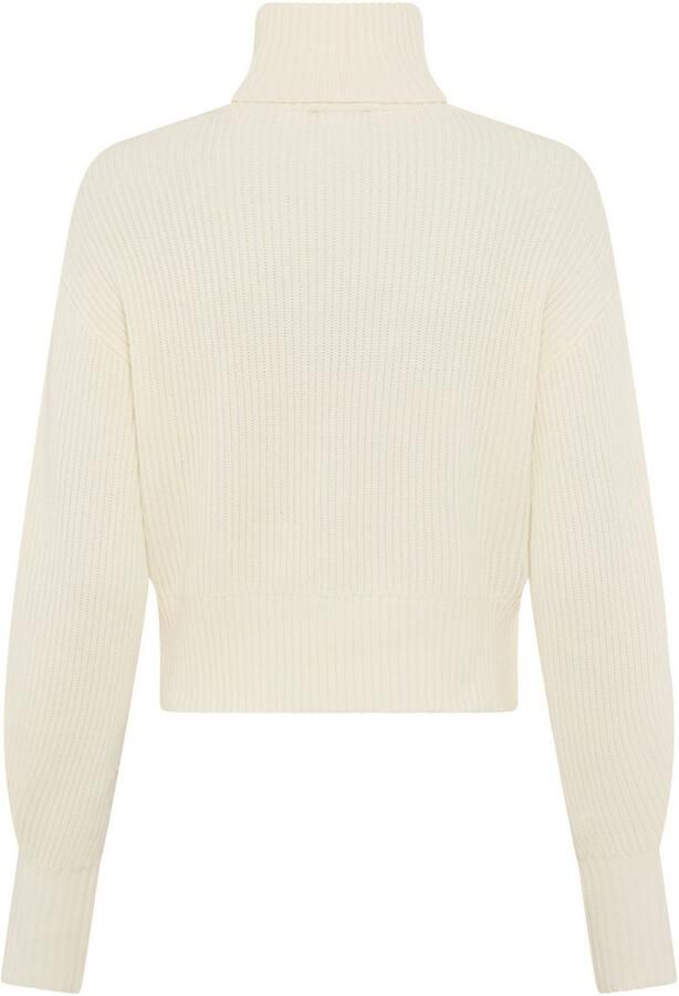 CALVIN KLEIN Dames Truien & Vesten Blown Up Ck Loose Sweater Contra Gebroken Wit - Foto 5