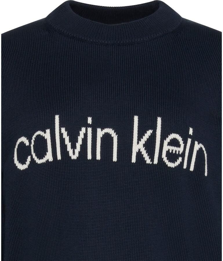 Calvin Klein Gebreide trui Cotton Graphic Pullover - Foto 3
