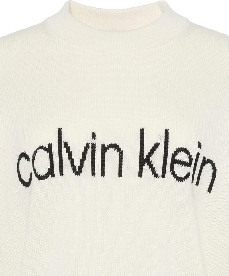 Calvin Klein Gebreide trui Cotton Graphic Pullover - Foto 4