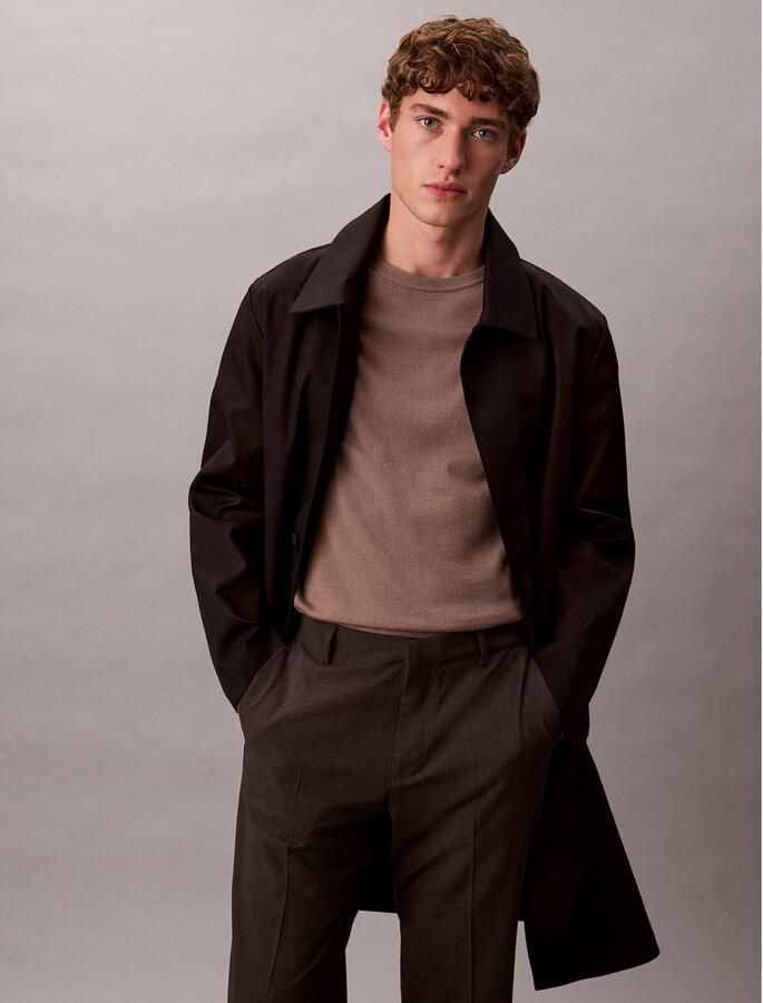 Calvin Klein Gebreide trui LS 100% MERINO CREW 14GG Met ronde hals regular fit - Foto 3